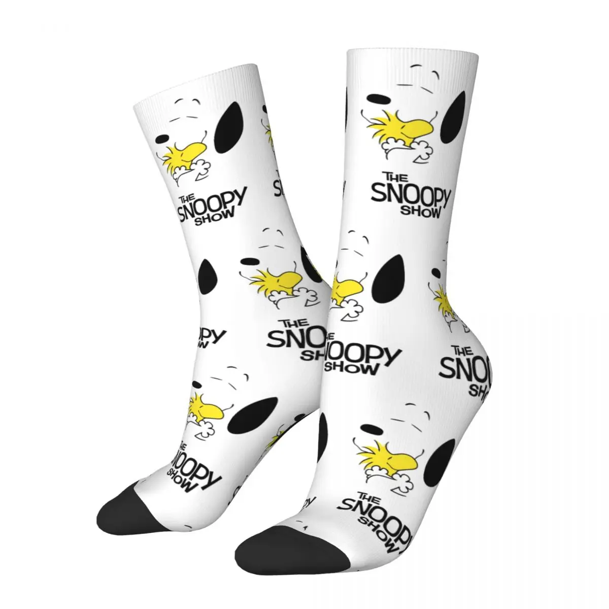 Cute Women Men The Snoopy Show Cartoon Peanuts Anime Theme Socks woodstock Accessories Skateboard Socks Soft Best Gifts