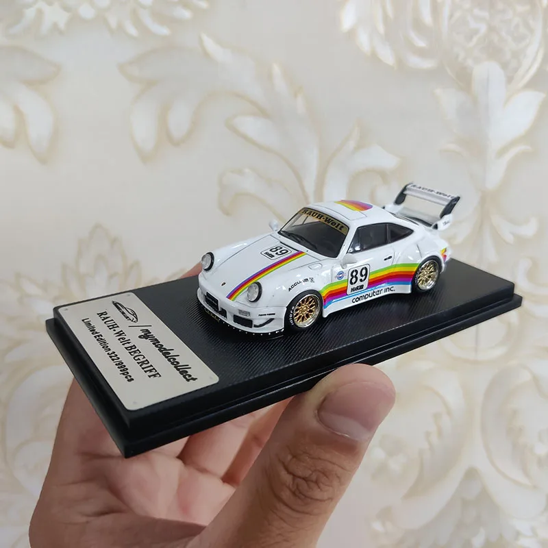 Diecast 1/64 Scale MC 993 RWB 930 REWB 89# Alloy Car Model Metal Die-Cast Toy Vehicle for Collection Souvenir Gift Display