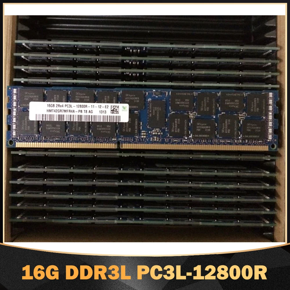 

1PCS High Quality 16GB 16G DDR3L 1600 ECC REG PC3L-12800R RAM For SK Hynix Memory