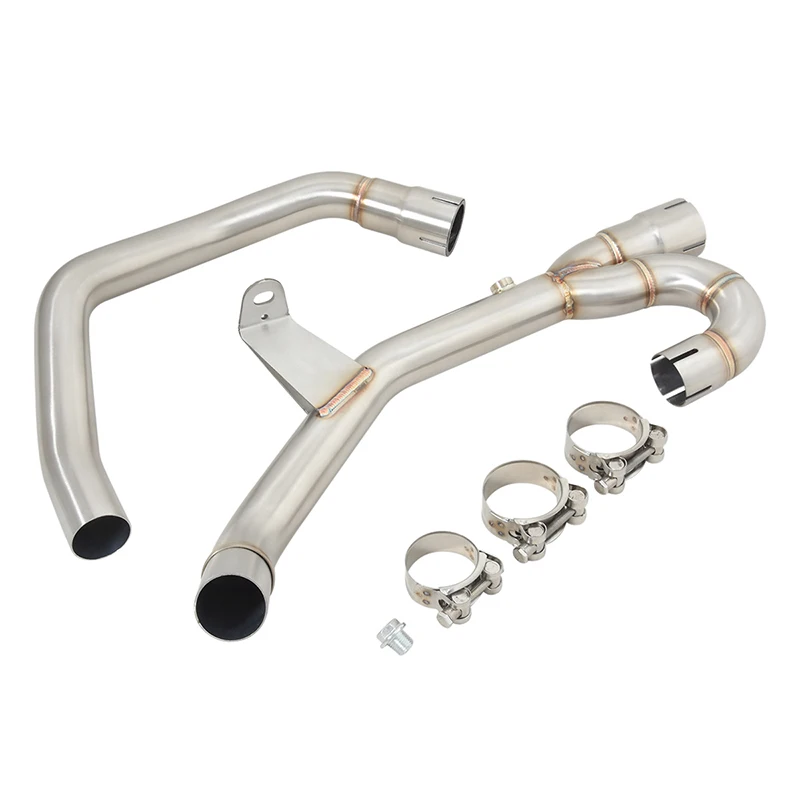 

Motorcycle Exhaust Mid Pipe Link Tube For SUZUKI SV650/ SV650X 2016-2023 Connect Mufflers Stainless Steel Silencers