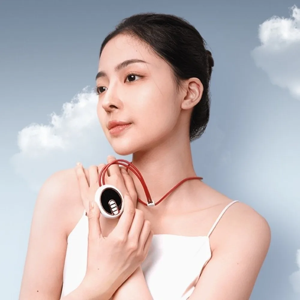 

Hot Compress Micro Current Neck Massager Body Massage Legs Hands Hanging Massage Device Ten Pulse Ergonomic