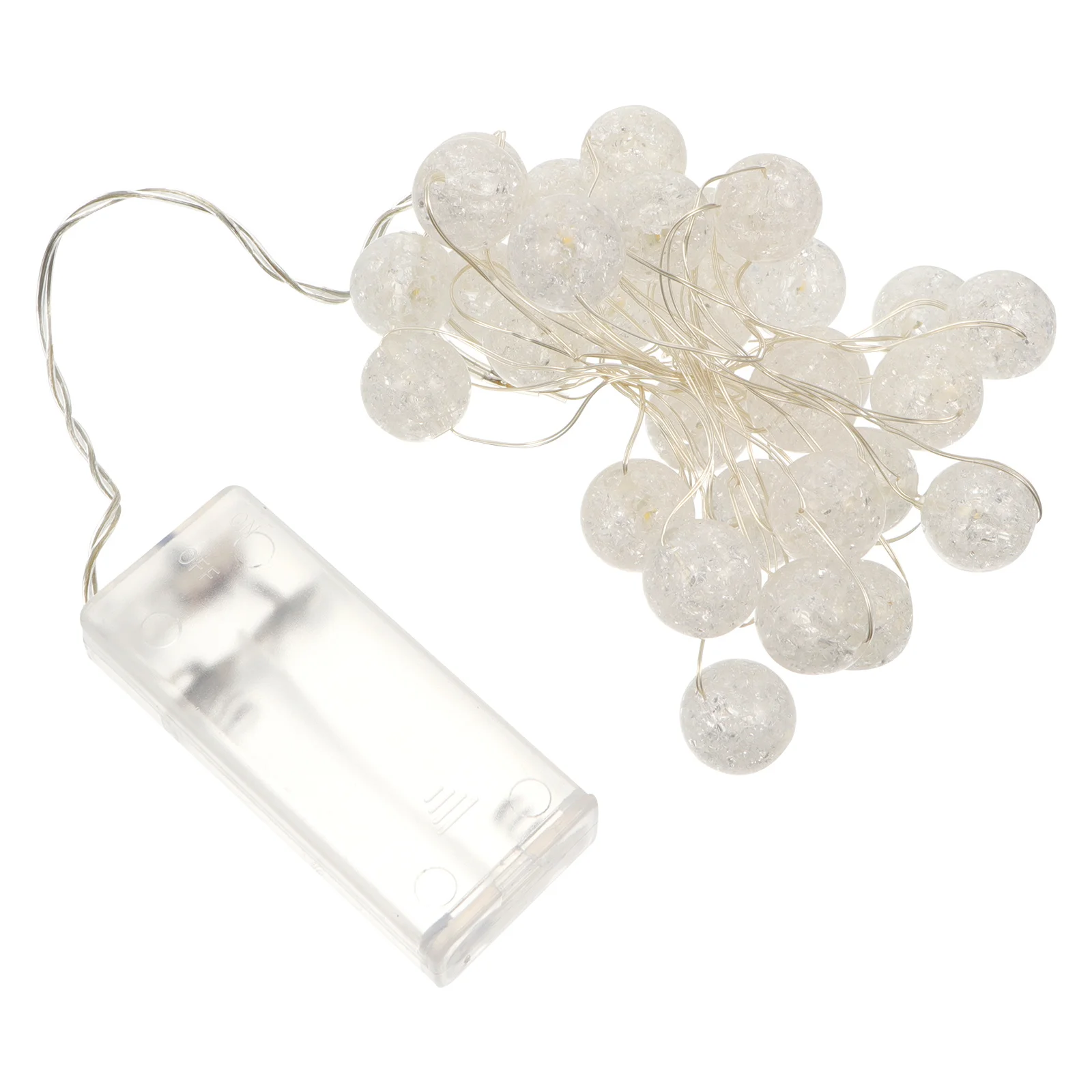 أضواء سلسلة LED غلوب كراكل الكرة الجنية أضواء الدافئة الأبيض الإضاءة للداخلية في الهواء الطلق حفل زفاف عيد الميلاد