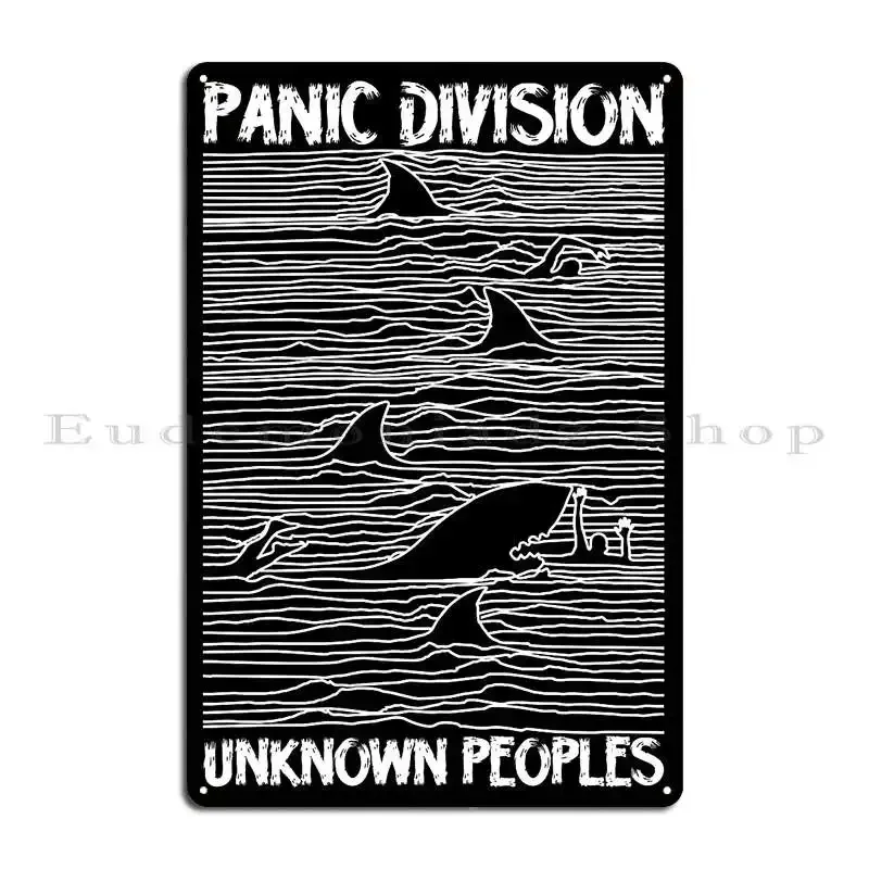 Panic Division Metal Sign Bar Cave Plaques Personalized Party PaintingTin Sign Poster