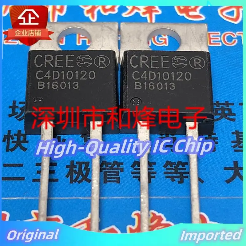 10PCS-30PCS  C4D10120A  TO-220-2 MOS 1200V 14A  Imported Original  Best Quality