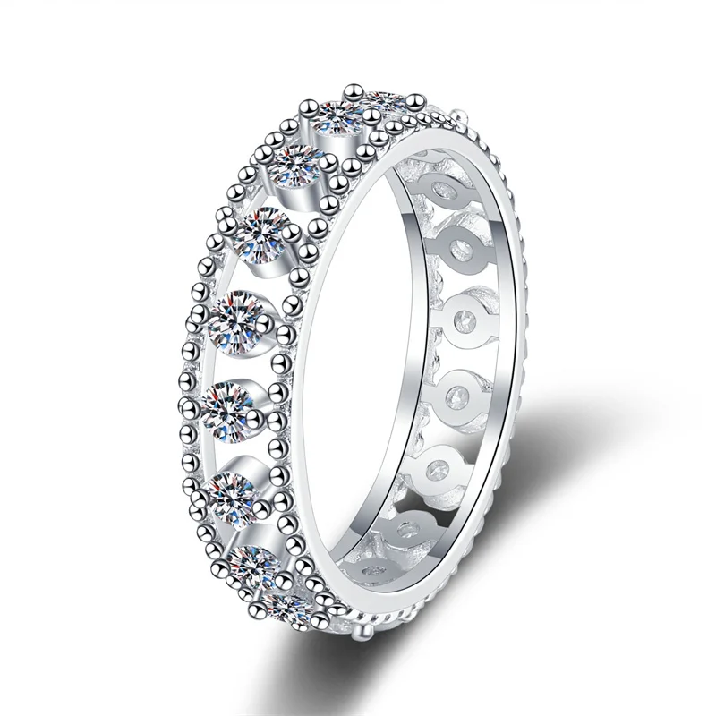 

JR079 Lefei модный тренд, роскошный комплект с бриллиантами, классическое полое кольцо с муассанитом для девочек и женщин, ювелирные изделия из стерлингового серебра 925 пробы