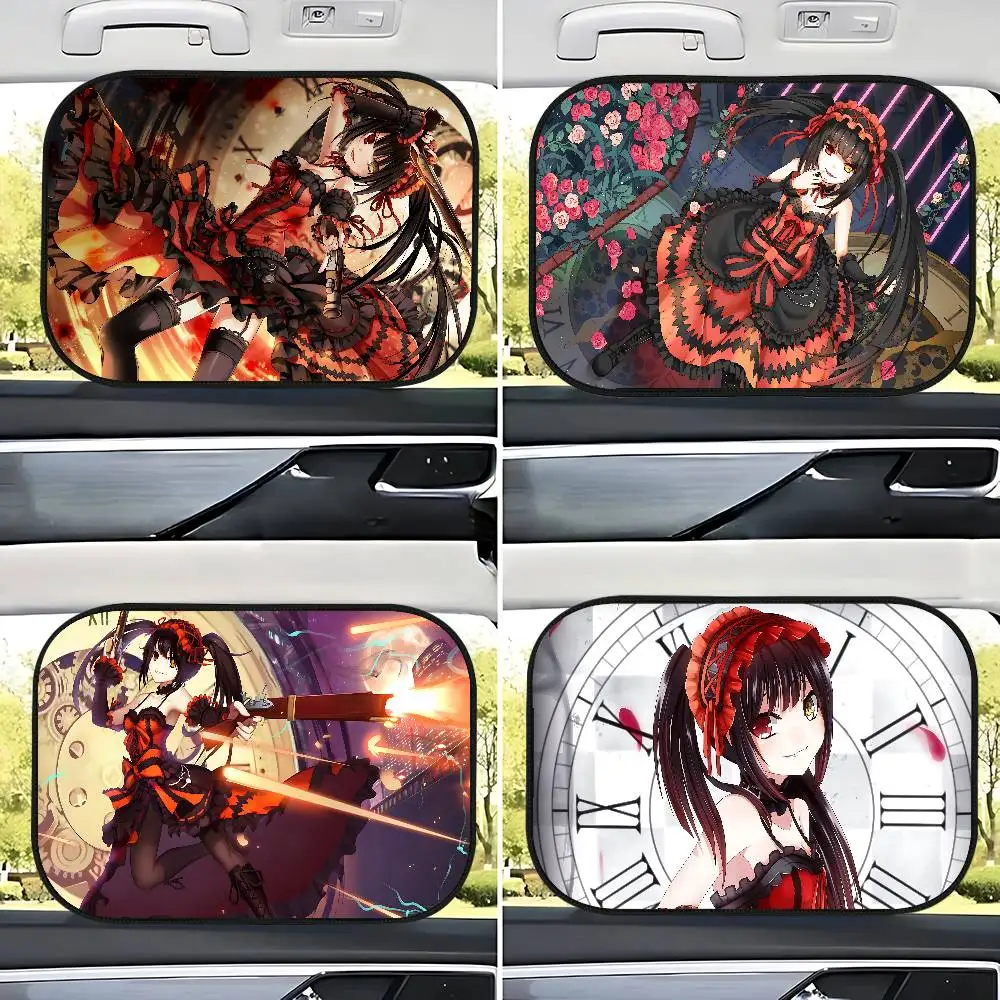 

T-Tokisaki K-Kurumi мультфильм 1 шт. автомобильный солнцезащитный козырек боковое окно ветровое стекло мультфильм для детей и взрослых адсорбционный солнцезащитный козырек солнцезащитный козырек