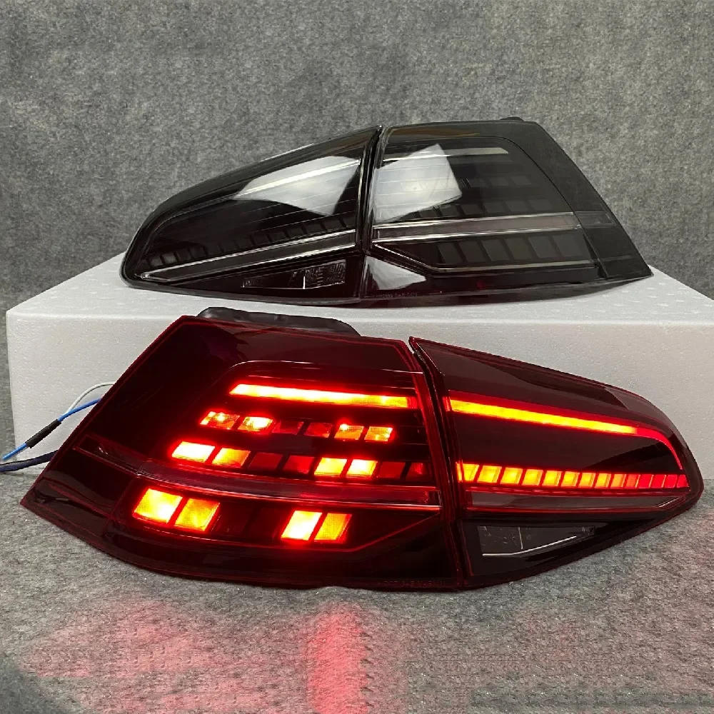 Taillight Assembly For Volkswage VW Golf 7 Upgrade to MK7 7.5 2013-2020 With Dynamic Turning Lights Brake Reverse Lamp