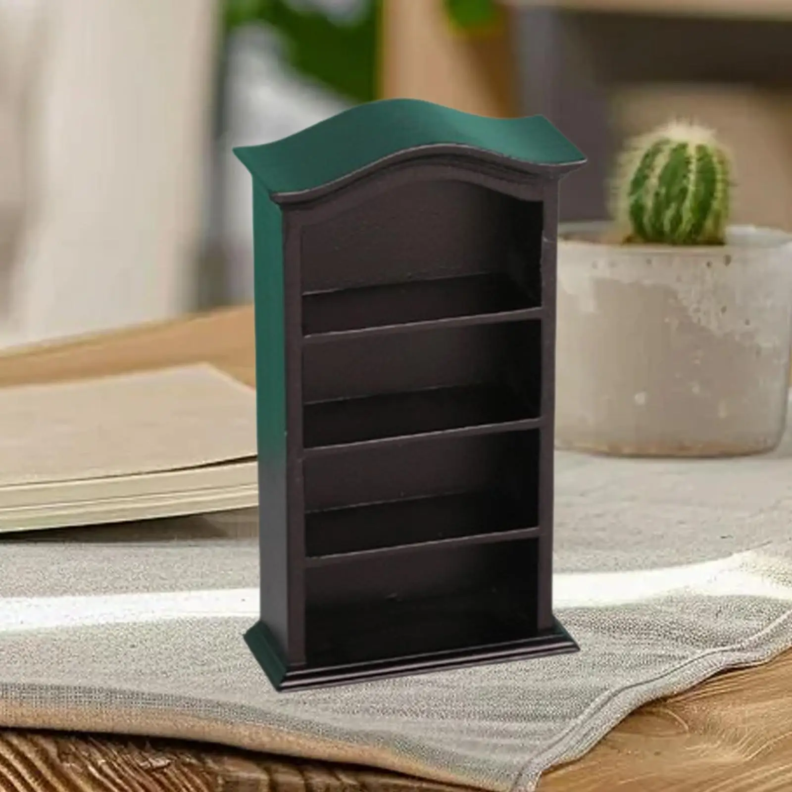 

1:12 Scale Dollhouse Bookcase Dollhouse Furniture Home Decor Simulation Landscaping Doll House Accessories for Girls Boys