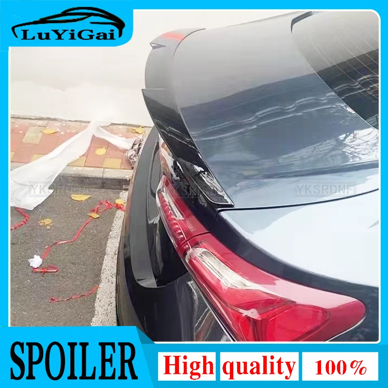 For Chevrolet Malibu XL Spoiler 2016-2022 Year Glossy Carbon Fiber Rear Wing M4 Style Accessories Car Refitt Spoiler