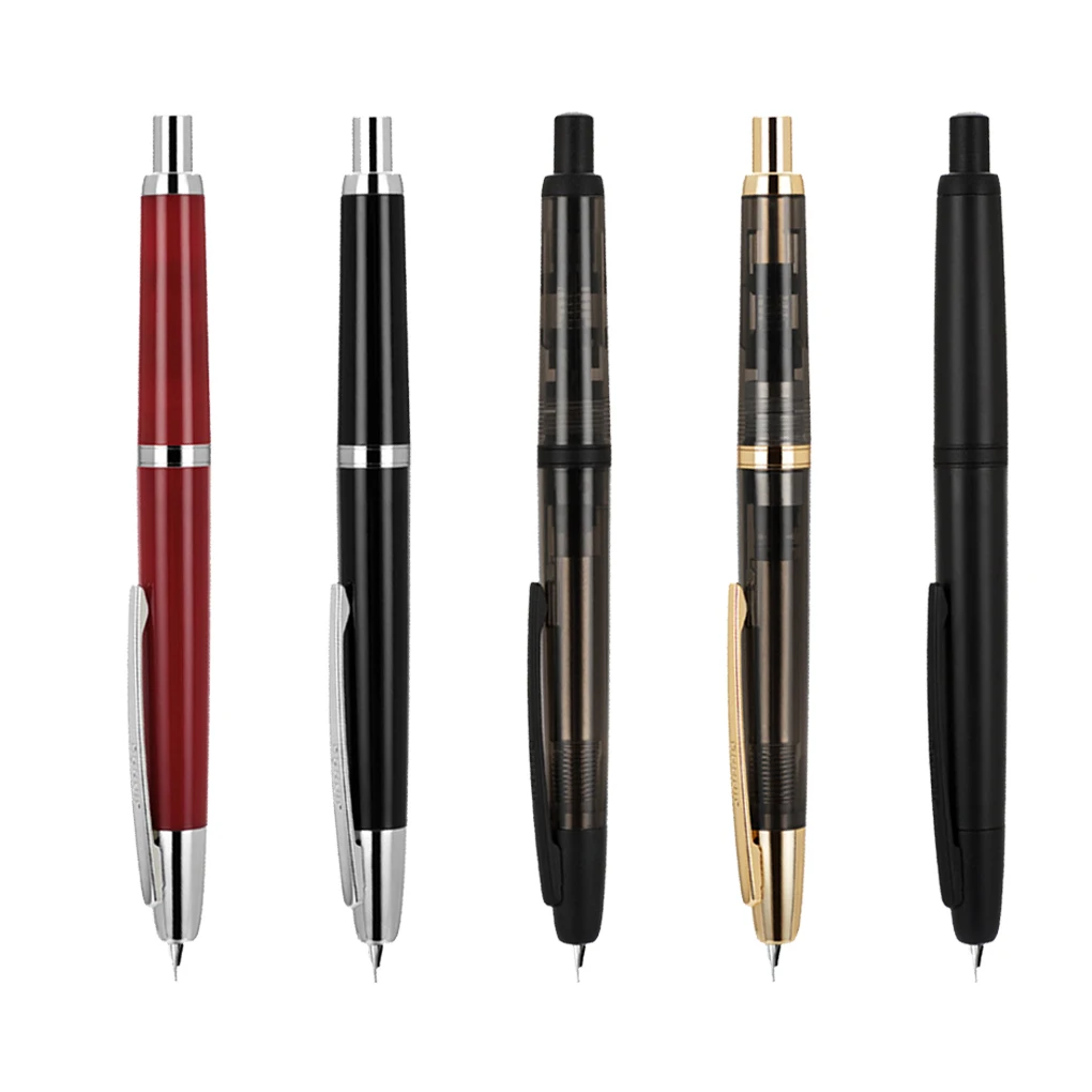 

Пресс-ручка, прозрачная авторучка, наконечник 38 мм, конвертер чернил для письма, пресс-фонтан, золотой зажим EF 0,38 мм, школьные принадлежности, канцелярские принадлежности