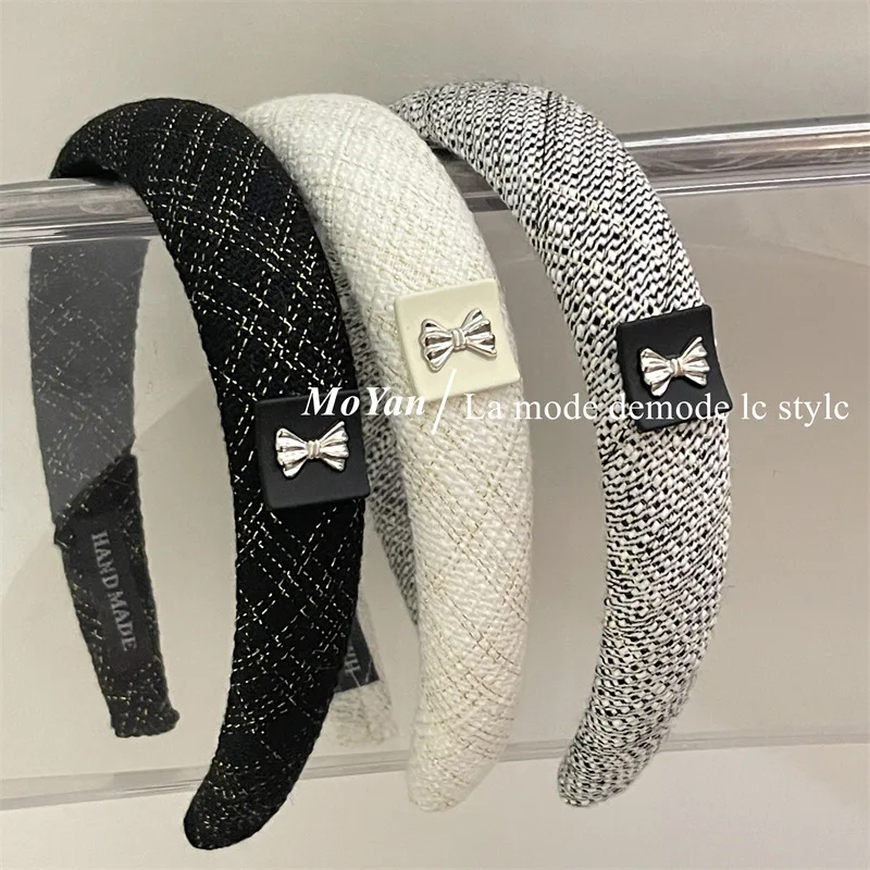 

Women's High-end Wide-Brimmed Headband Womens Wide Bezel Hairbands Hair Hoop Girls Sponge Non-slip Hairband Hair Accessories