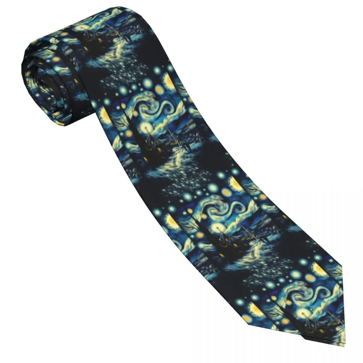 ry Sky Winter House And Snow Paint Tie For Men Women Necktie  Clothing Accessories