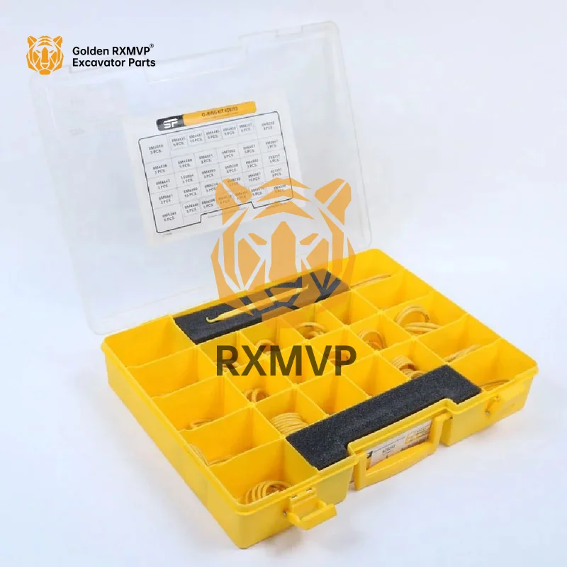 O-ring Kit Box for 4C8253 Wholesale Excavator Soft Silicone 38*30*6.5 Standard Sanping CN;GUA Yellow