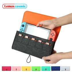 Bolsa de almacenamiento portátil para tarjetas de juego, bolsa de protección de viaje, funda protectora de transporte para Nintendo Switch OLED NS