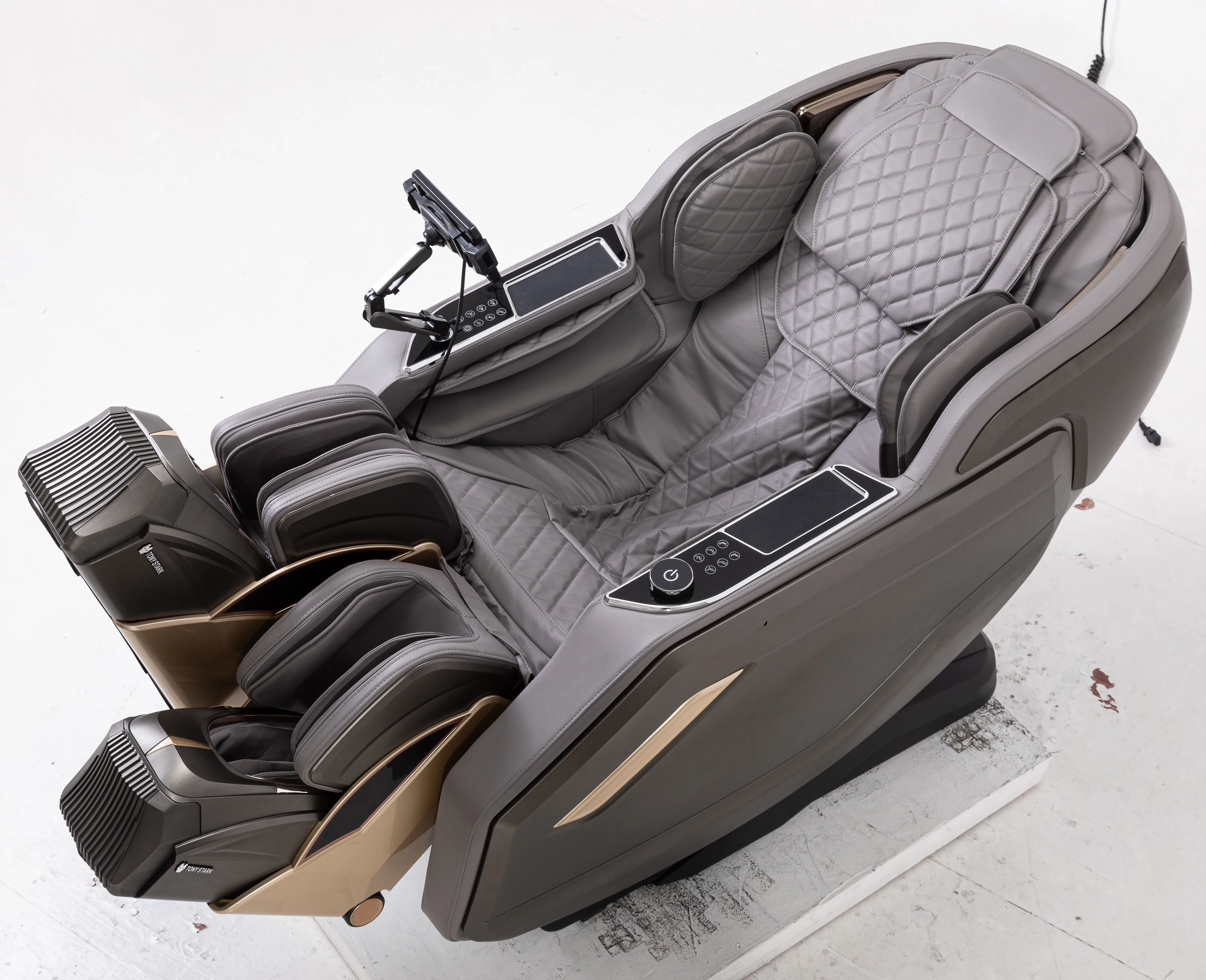 2025 C85 AI Smart Foldable Full Body Massage Chair Zero Gravity Electric Heating Portable PU Leather Back Massager