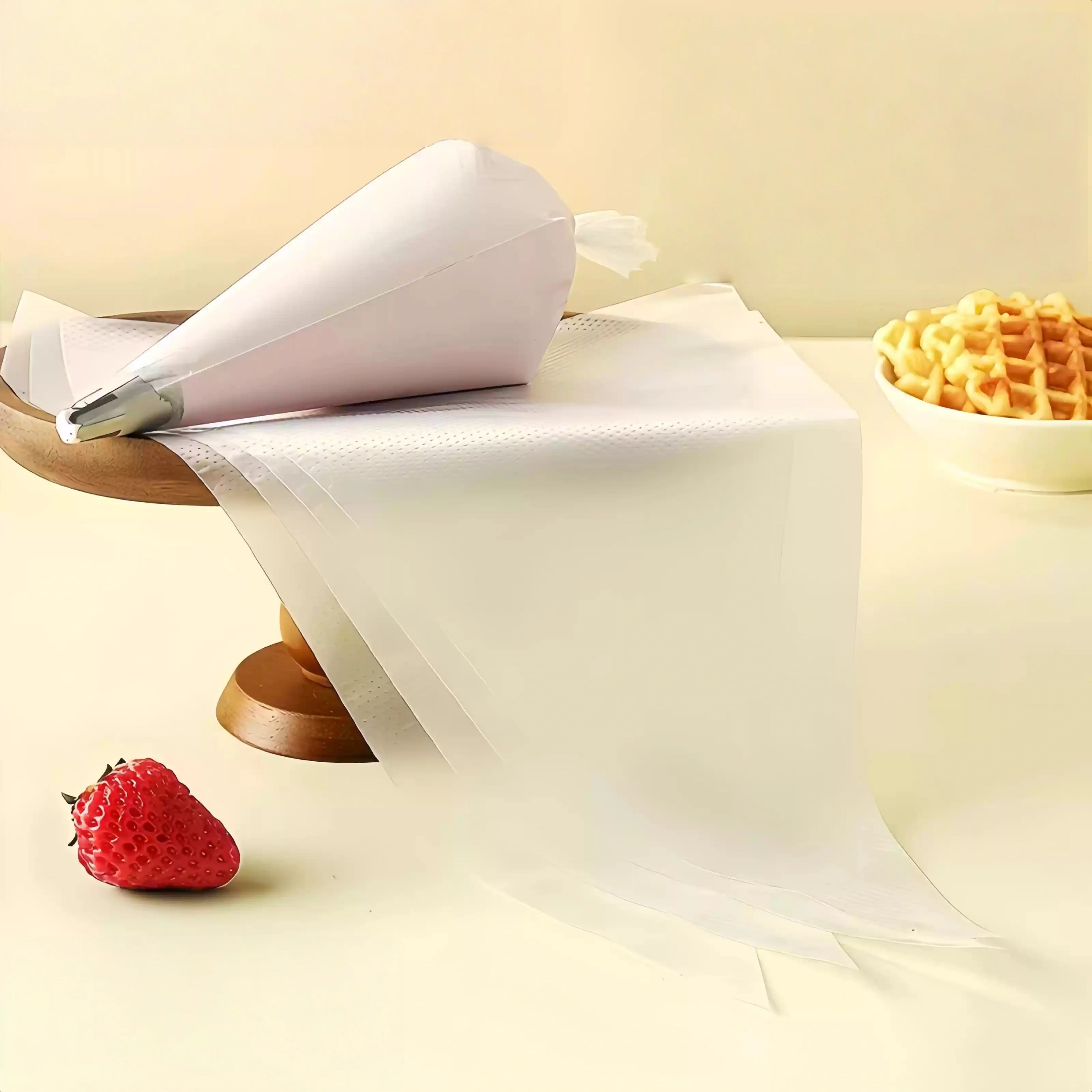 100 Pcs Bulk Piping Bags, Thick & Burst Resistant for Bakeries. 27x17cm, Disposable - Image 2