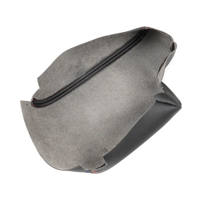 Autozubehör, Mittelkonsole, Armlehnenbox-Abdeckung, Mikrofaser-Leder-Aufkleber, Zierleiste, Rot-Blau-Linie, für BMW 3er-Reihe E46 1998-2005 – Detail 6