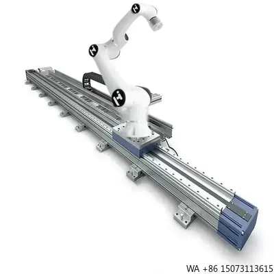 Track Rail GBS-01-W200 for Industrial Robots, Linear Guide System to Extend Robot Arm Working Range