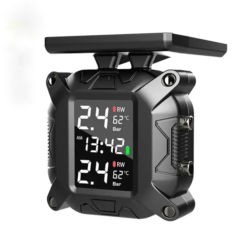 

Монитор давления в шинах на солнечной энергии TPMS для мотоцикла в режиме реального времени