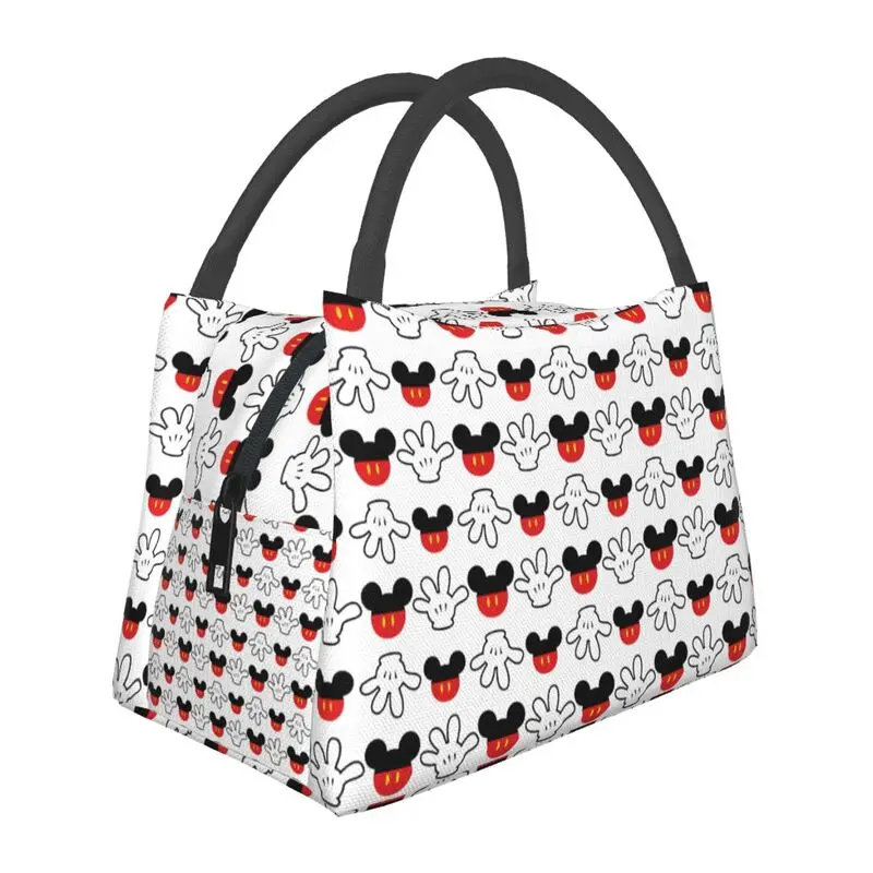 

Mickey Mouse Cartoon Animation Tv Insulated Lunch Bags for Outdoor Picnic Waterproof Cooler Thermal Lunch Box Women