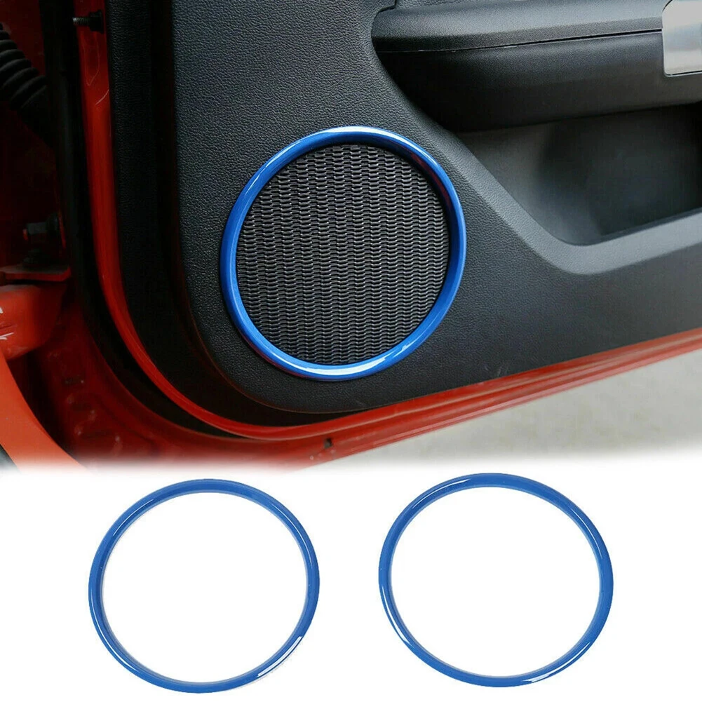 Interior Trim Bezel Door Speaker Bezel Car Interior Styling Seamless Fit ABS Plastic Aluminum Alloy Easy Installation