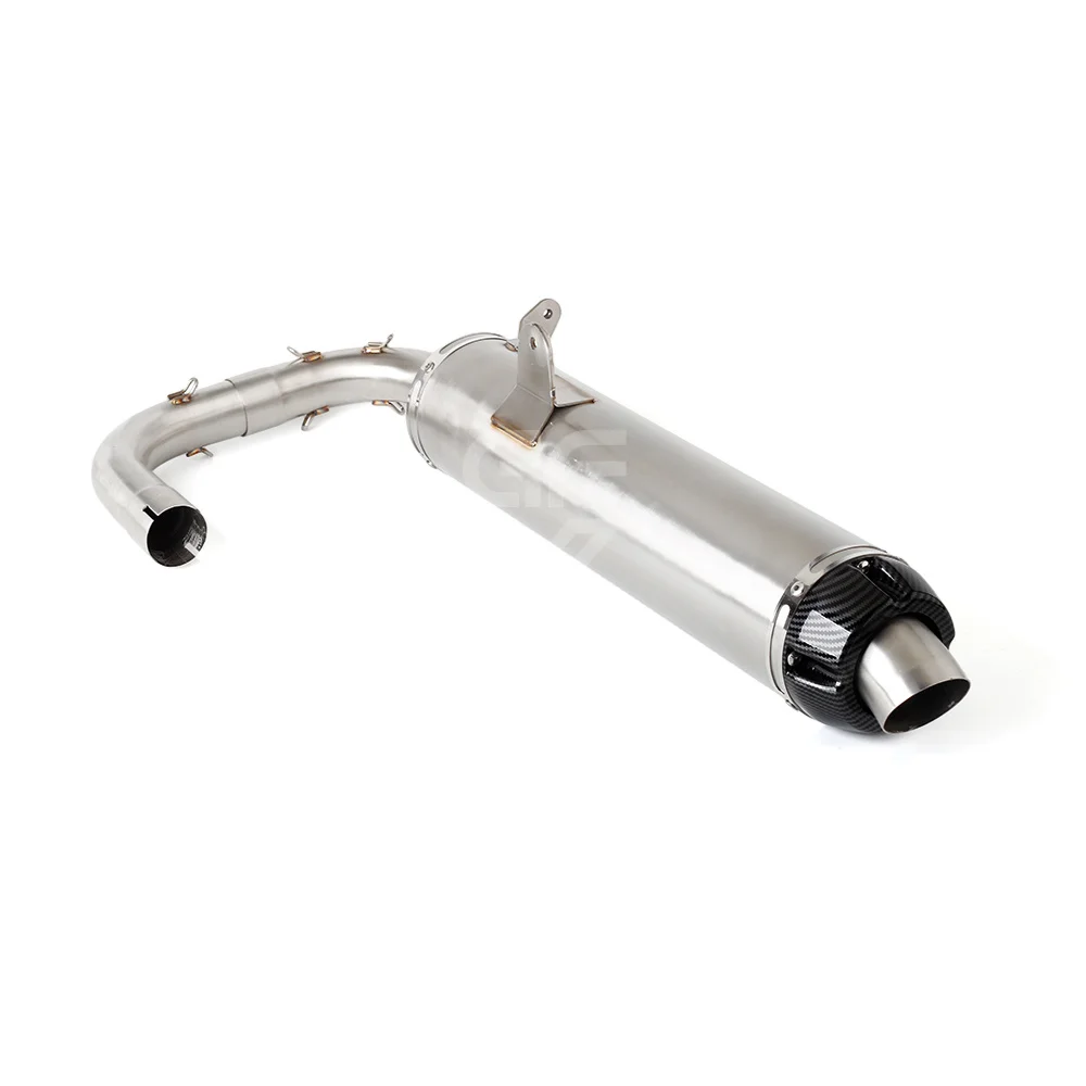 

For Yamaha Rhino 660 2004 to 2007 YXR 660 YXR660 Escape Motorcycle Exhaust Muffler With Mid Link Pipe Slip-on