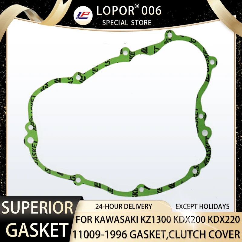 

Прокладка уплотнения крышки картера двигателя мотоцикла для Kawasaki KZ1300 1980 KDX200 1989-2006 KDX220R 1997-2005 11009-1996