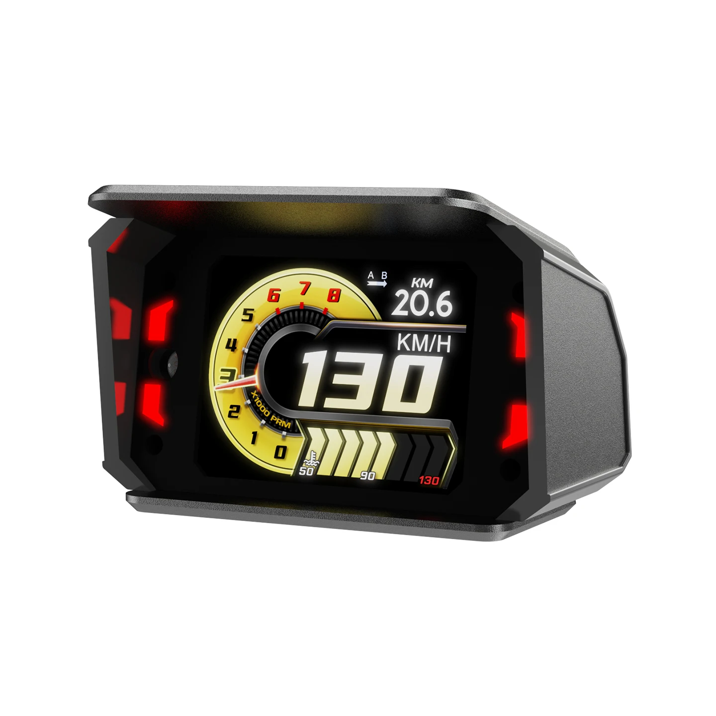 

New A402 HUD Head Up LCD Instrument with 9 Major Themes Real time Monitoring Data OBD Car Display