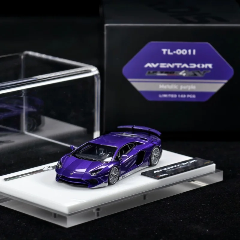TARDIS 1:64 Aventador SVJ resin miniature simulation car model