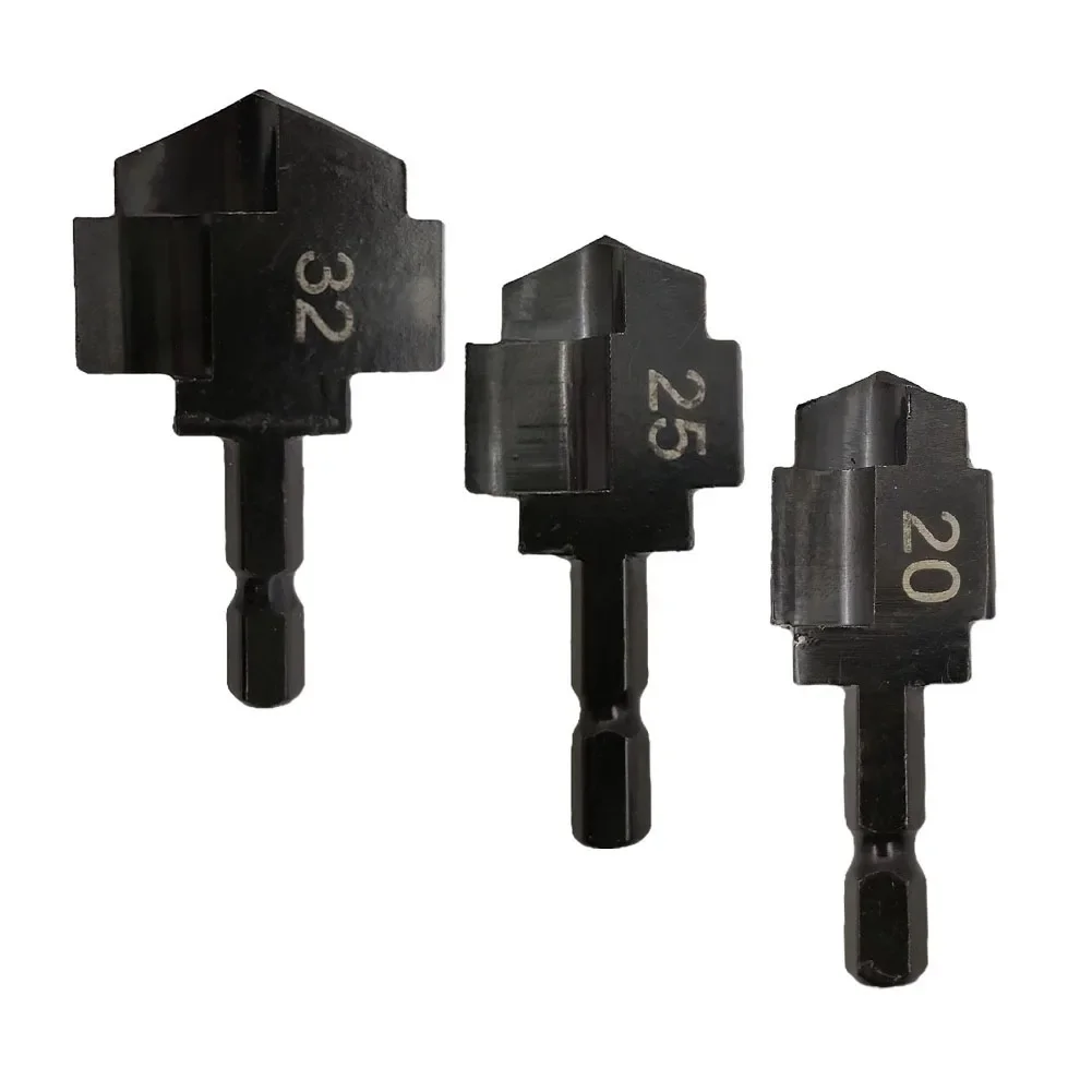 

1Pcs PPR Lifting Stepped Drill Bit 6.35mm Hexagon Shank Water Pipe Connection Tool Water Pipe Drill Bit 20mm 25mm 32mm