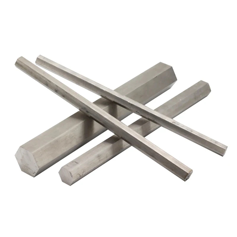 Solid Hex Steel Bar Anti Rust 304 Stainless Steel Hex Rod Shaft Multiple Sizes
