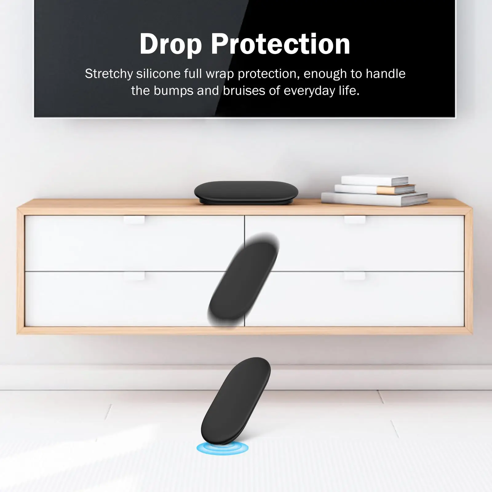 Silicone Protective Case for Google TV Streamer 4K 2024 Washable Dustproof Host Protection Cover Luminous Version view 3