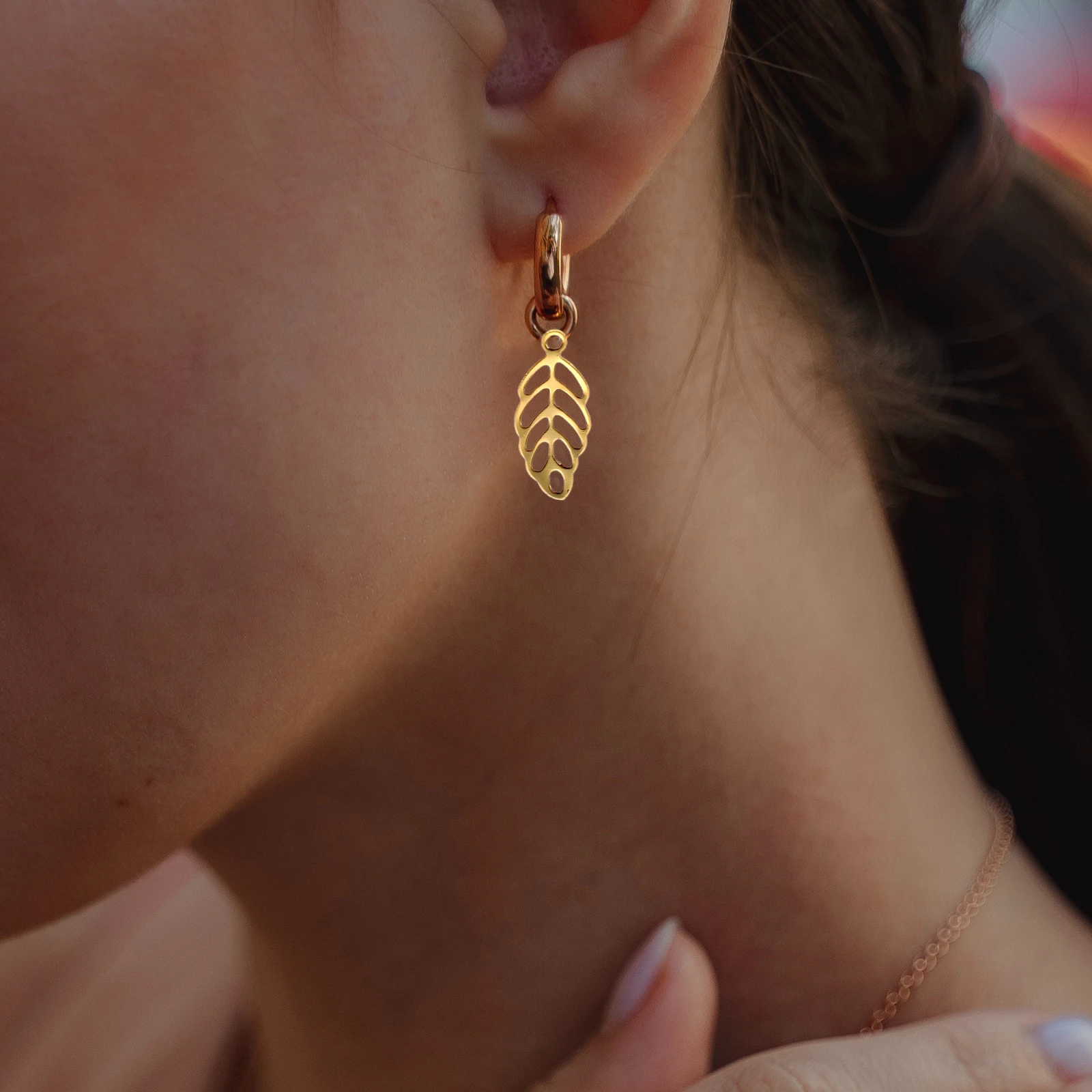 

120pcs Gold Leaf Alloy Charms Hollow Tree Leaf Pendants Jewelry Making Diy Bracelets Necklaces Lightweight Minimalist Design