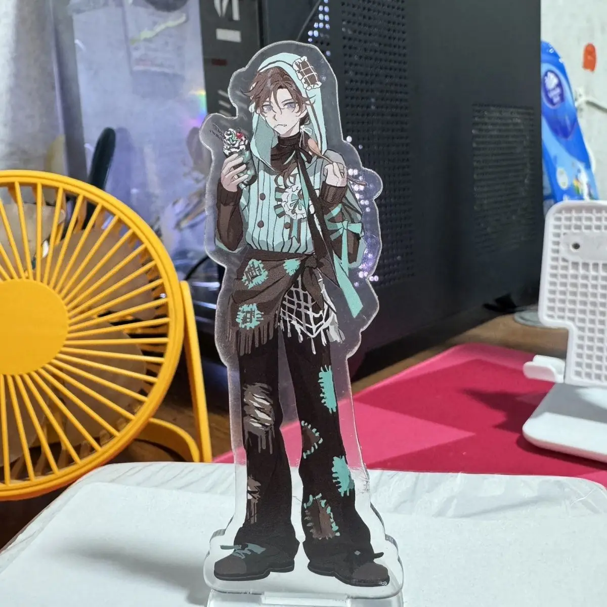 Anime Identity V  Acrylic Stand Model  Luca Balsa Naib Subedar Cosplay Desk Decor Model Plate Props Ornaments Christmas Gift