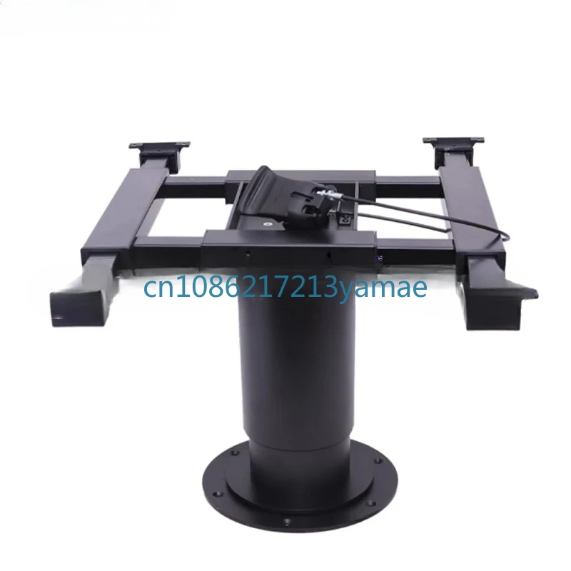 Adjustable Height Table Base, Enables Table Top with Swivel and Slide Function Pneumatic Raised RV Camper Adjustable Table Legs