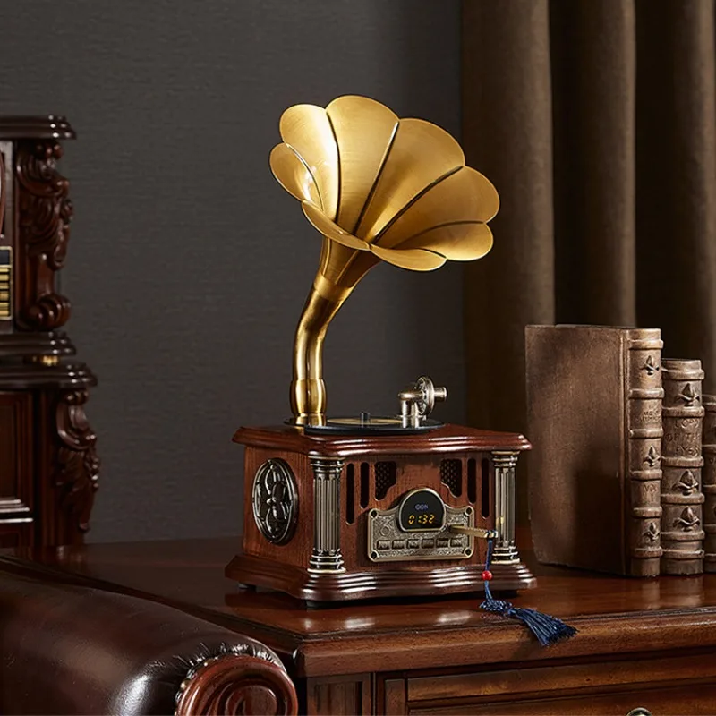 Mini phonograph ornaments, Bluetooth speakers, retro radios, portable rechargeable stereos