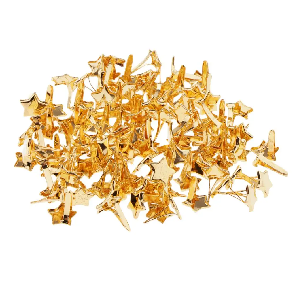 Decorative Brads for Scrapbooking Small 3.5mm Metal Split Pins Pastel Paper Fasteners for DIY Crafts Christmas Decor