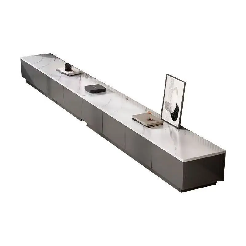 

&#Luxury TV Cabinet Coffee Table Combination Modern Living Room Furniture Panel