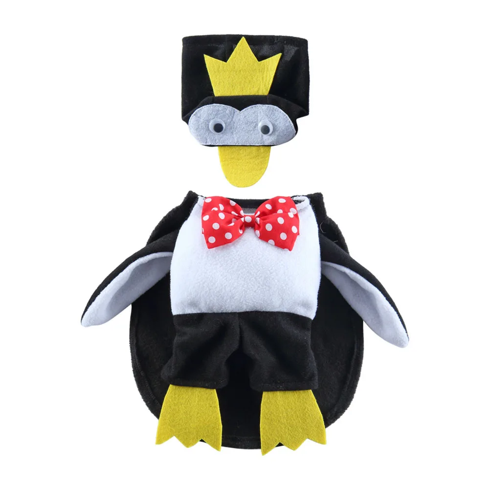 

1Set Penguin Dog Cloak Puppy Cape Soft Dog Halloween Cape Suit Party Decorative Apparel Cat Costume Comfortable Cat Clothing