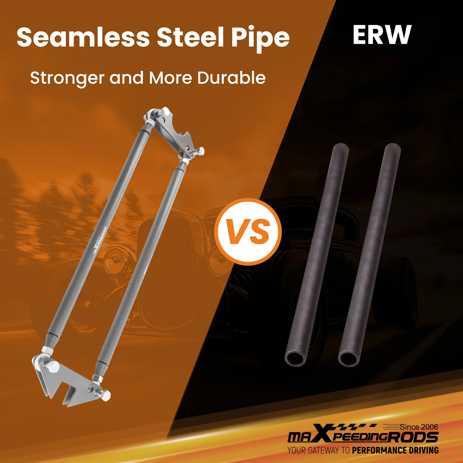Weld-On Parallel 4 Link Suspension Kit 24\