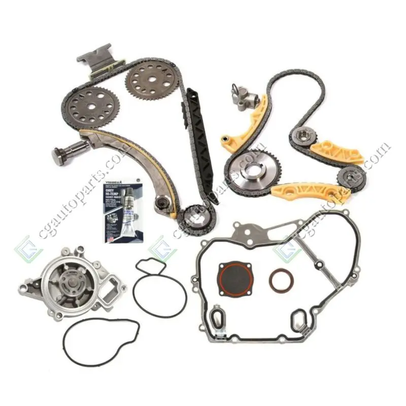 

Newpars New Timing Chain Kit Oil Pump Actuator Gear Cover for GMC for Buick for Cadillac Chevrolet Pontiac 90537632 24424758 244