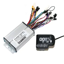 GREENTIME 36V/48V/52V/60V 500W BLDC Electric scooter controller E-bike brushless speed driver and EN06 LCD Display one set