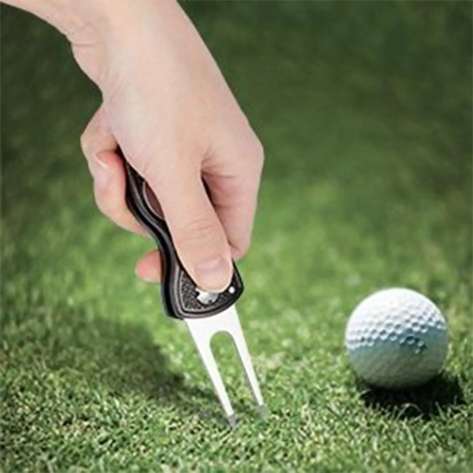 

Golf Club Cleaning Kit Golf Club Towel Kit Divot Repair Tool Groove Sharpener Non-slip Portable Golfing Accessories for Course