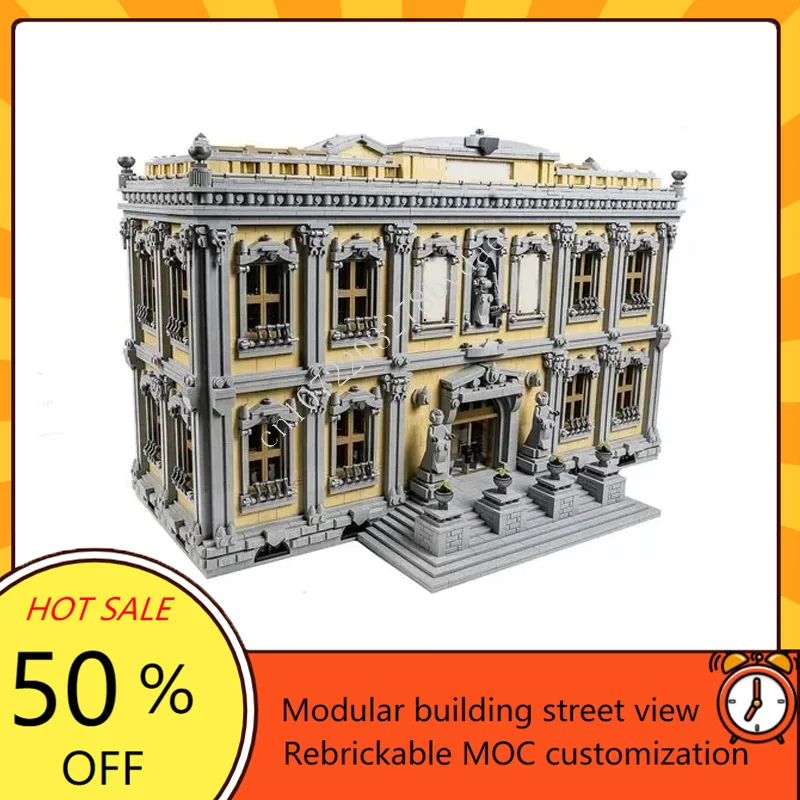 

13861PCS Court House MOD Space War Weapon MOC SpaceShip Battle Model Building Blocks Architecture DIY Education AssemblyToy Gift