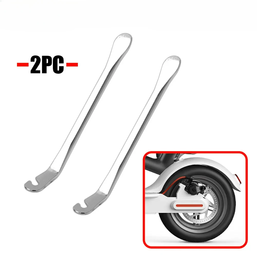 2pcs Electric Scooter Metal Tire Pry Bar Outer Tire Pry Bar Pry Stick Tire Removal Tool Kits for Xiaomi M365/M365 PRO