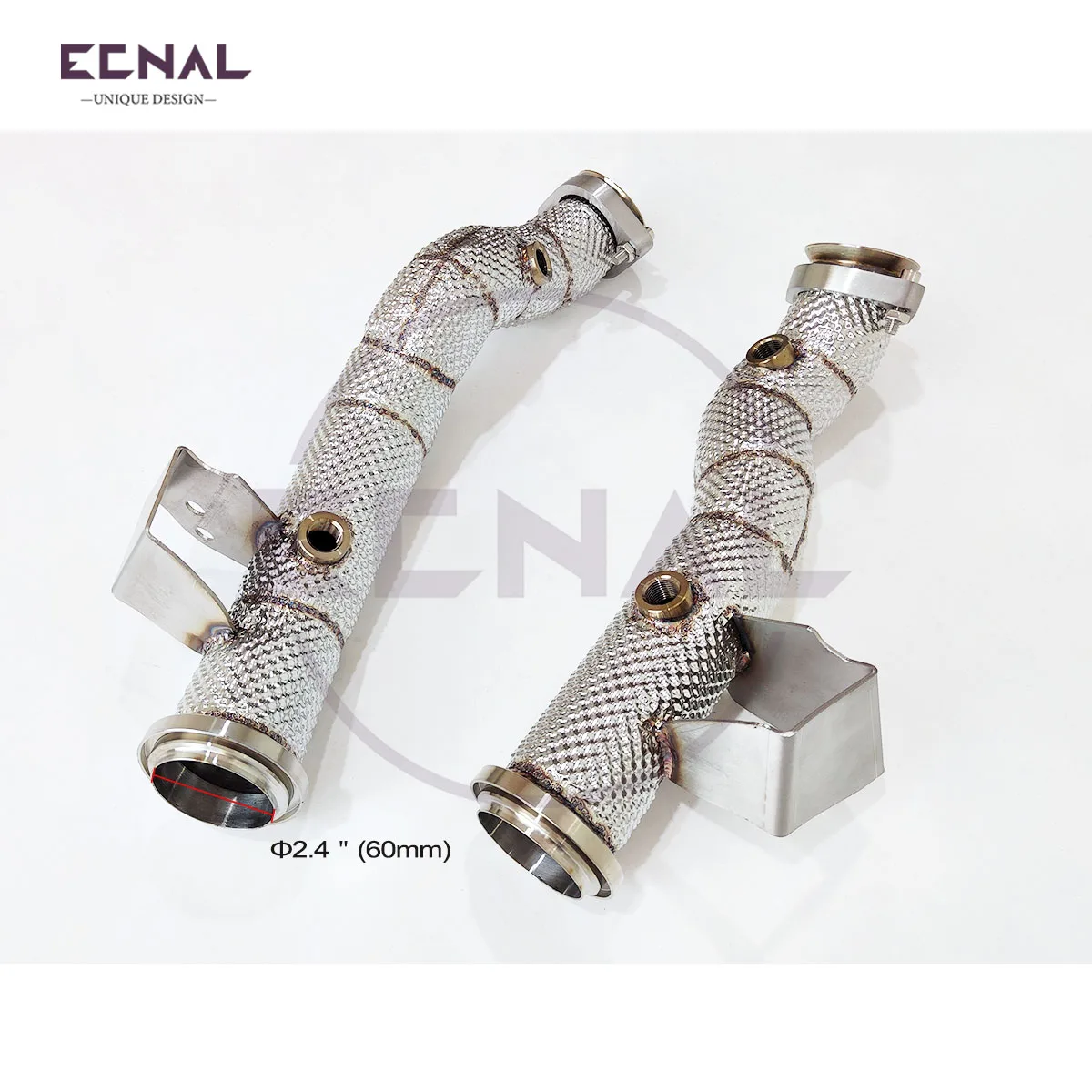 

Ecnal Exhaust Downpipe for Mercedes Benz W205 C43 Right-hand drive High Performance SS304 Car Sport Exhaust Pipe System