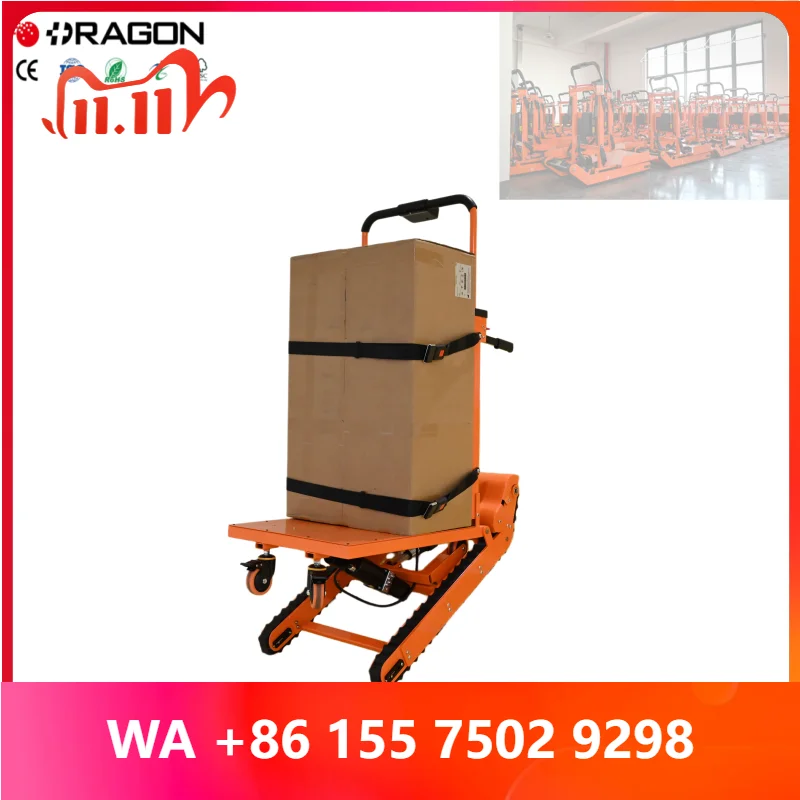 2026 New Hot Sale 400kg Loading Por Four-Wheel Stair Climbing Trolley | ed Foldle OEM