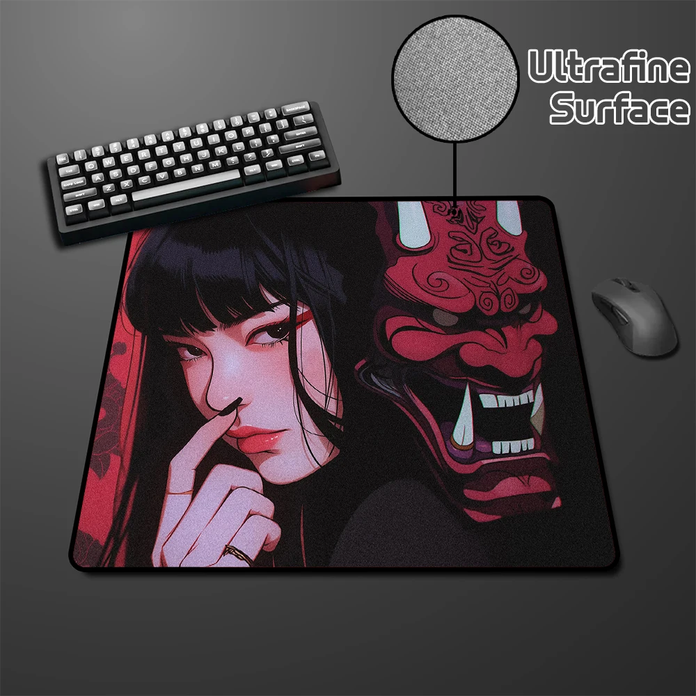 

HD Print E-Sports Professional Gaming Mousepad Premium Rubber Keyboard Mouse Pad Gamer Locking Edge Balance Computer Mouse Mat