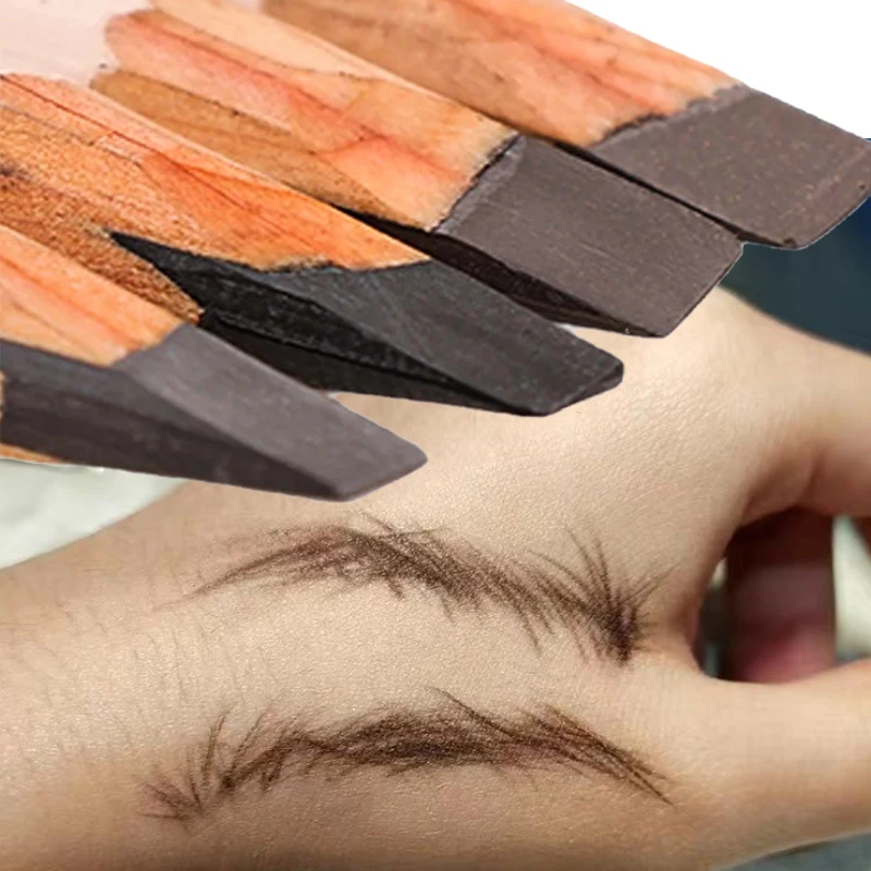 両端マットアイブロウペンプロフェッショナルワイルドアイブロウリフトメイクアップツール防水長期的な眉毛エンハンサー化粧品