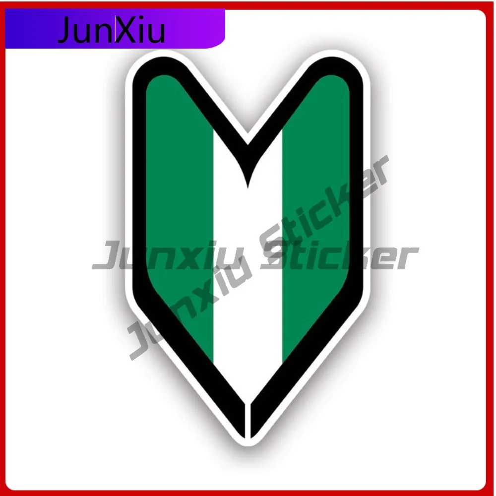 

Nigerian Driver Badge Fade Resistant Weather Resistant Racing For Car Window Truck Helmet Easy To Remove No Residue Decoration